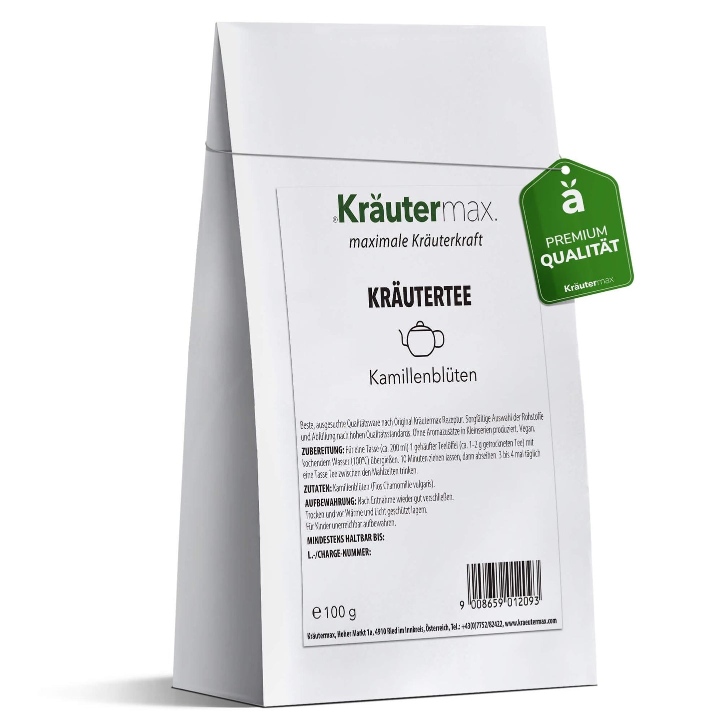kamillen tee, Kräutertee, kräutermax