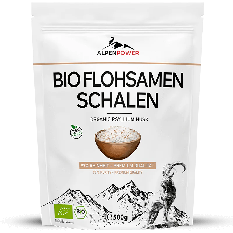 Bio Flohsamenschalen | Alpen Power