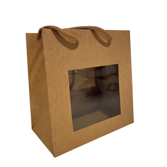 Geschenktasche mit Fenster | drœgerie