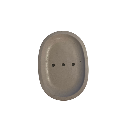Seifenschale Beton oval sand | Kreativwerkstatt-Sandberger