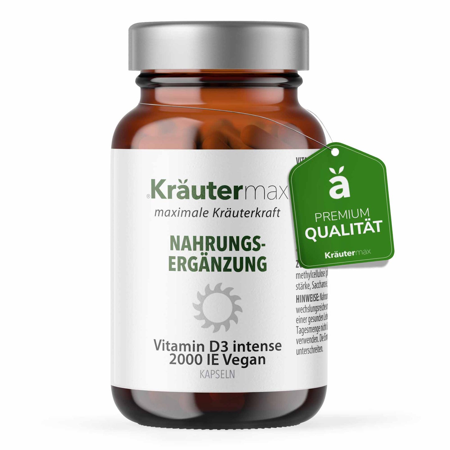 Vitamin D3 intense IE 2000 vegan | Kräutermax