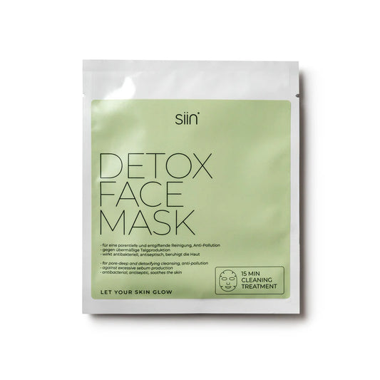 Tuchmaske, Detox, hautklärend, Gesichtsmaske