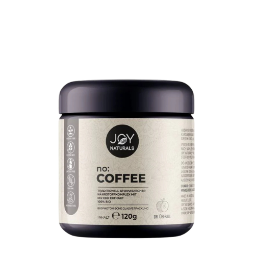 no coffee, koffeininfrei, ayurvedischer nährstoffkomplex, mu-err extrakt, bio, joy naturals