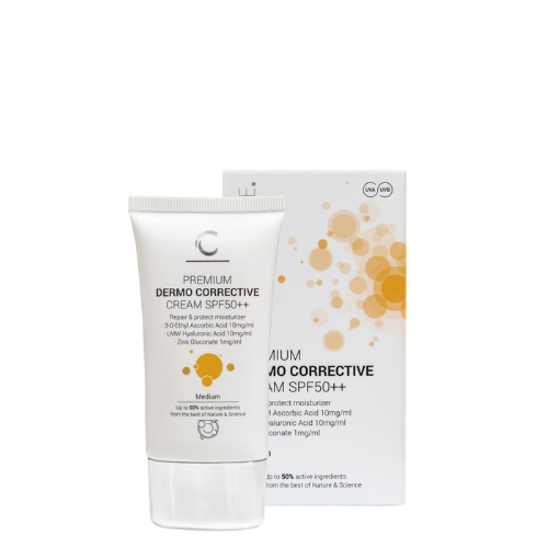 PREMIUM DERMO CORRECTIVE CREAM SPF50 MEDIUM, 35 ml | Cliniccare